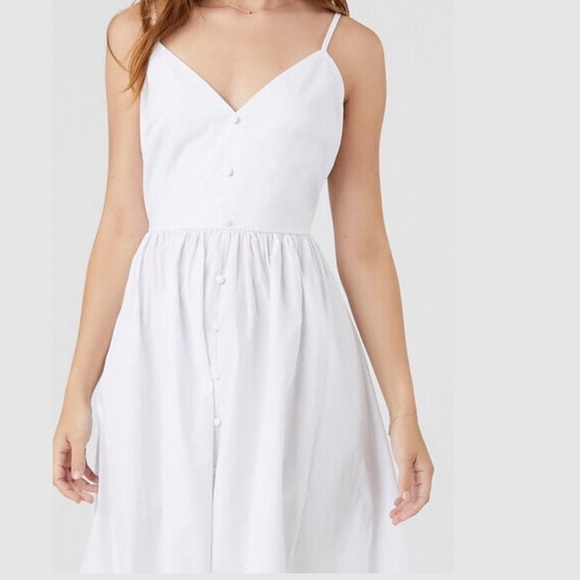 Forever 21 White Maxi Dress - Size XS - Picture 2 of 4